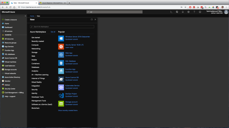 Azure Resource Creation